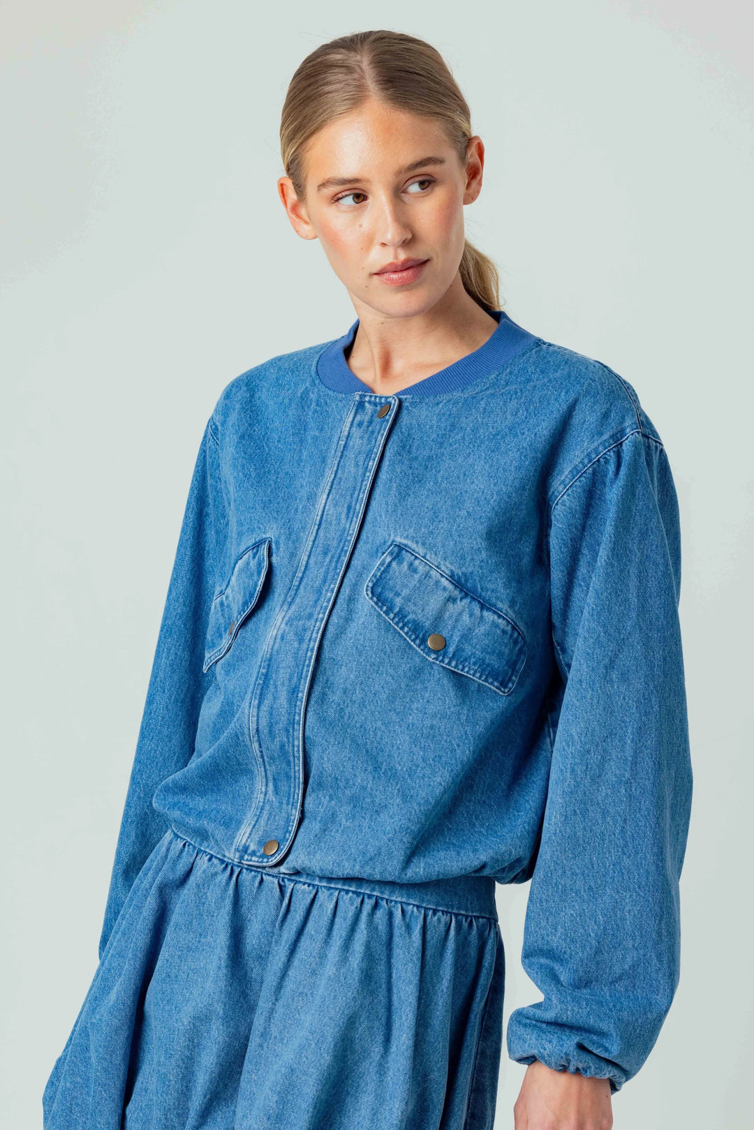 Lyria Jacket - Medium Wash Denim