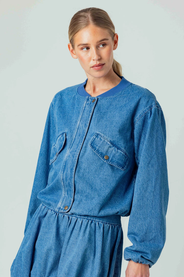 Lyria Jacket - Medium Wash Denim