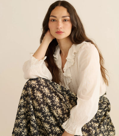 Marcie Skirt - Noir Rosier Floral