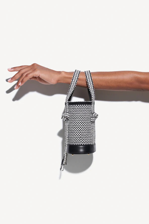 Mimi Bucket - Ivory/Black