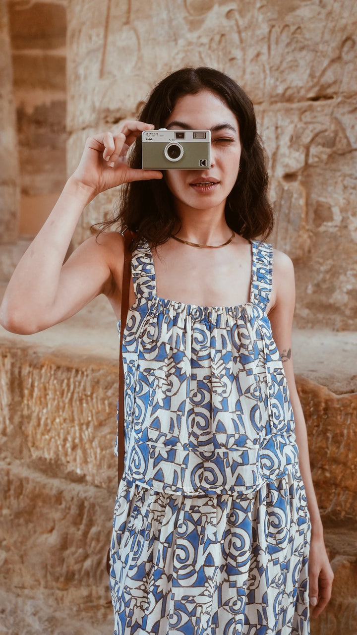 Monaco Tank - Blue Heka