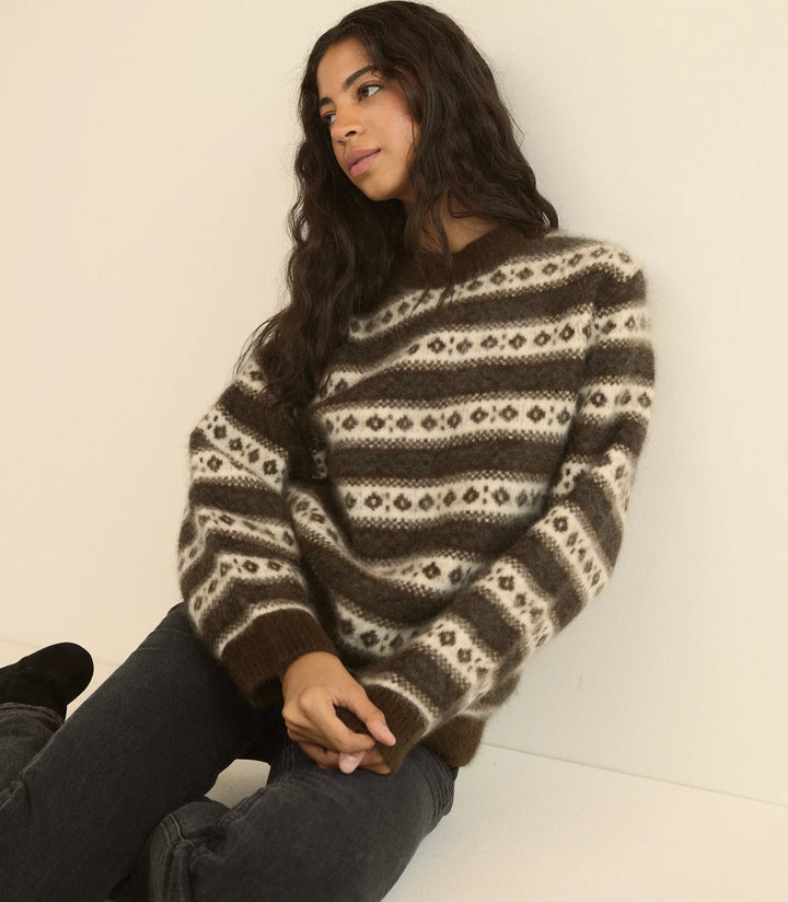 Myles Sweater - Sandhamm Jacquard