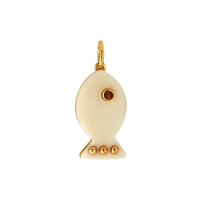 Madaket Fish Charm - Ivory