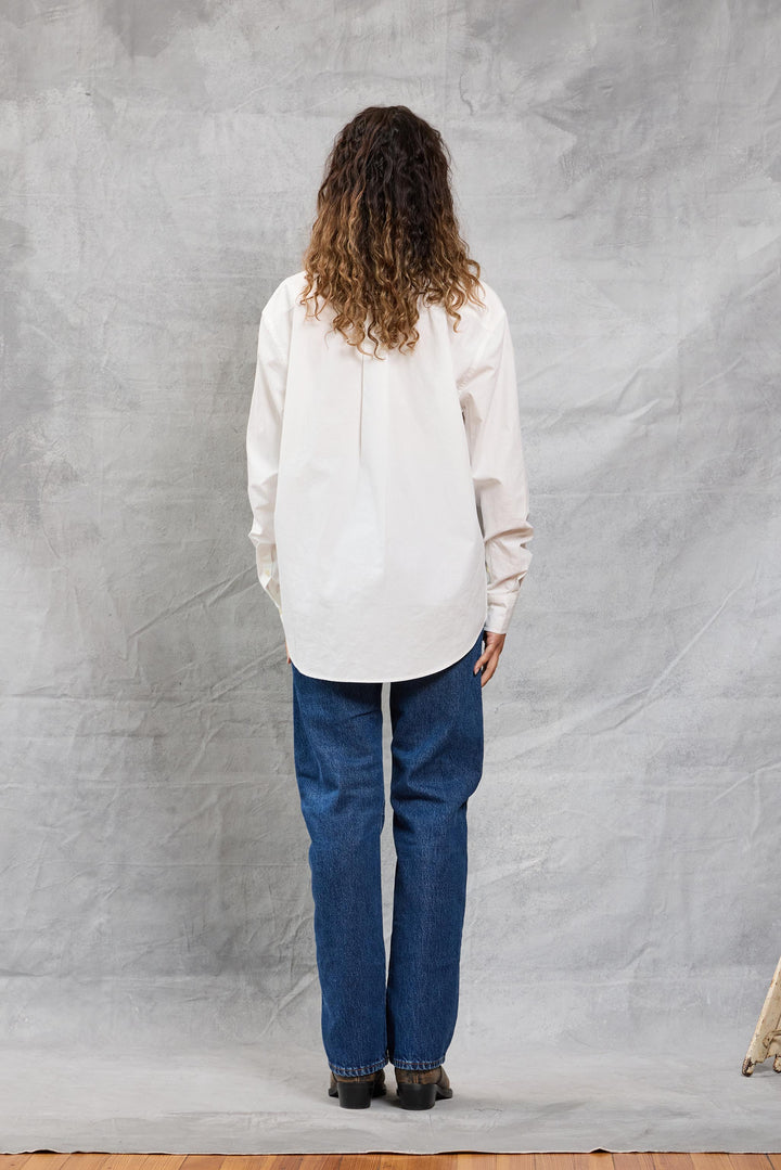 Slim Repeat Shirt - White