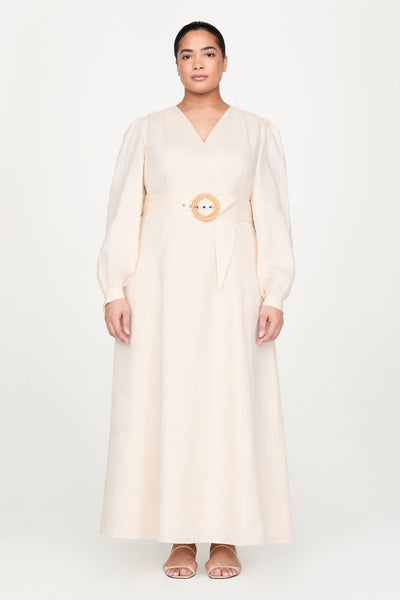 Evelle Dress - Whitecap