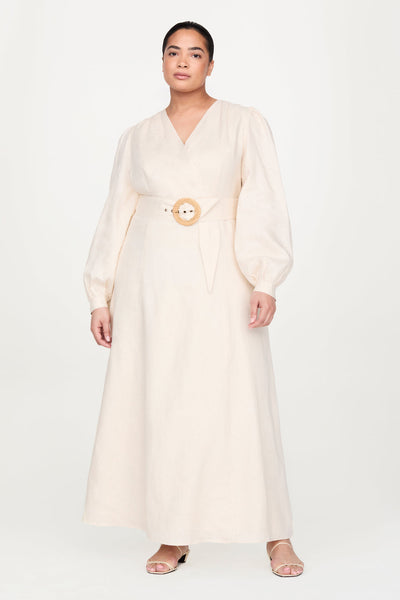 Evelle Dress - Whitecap