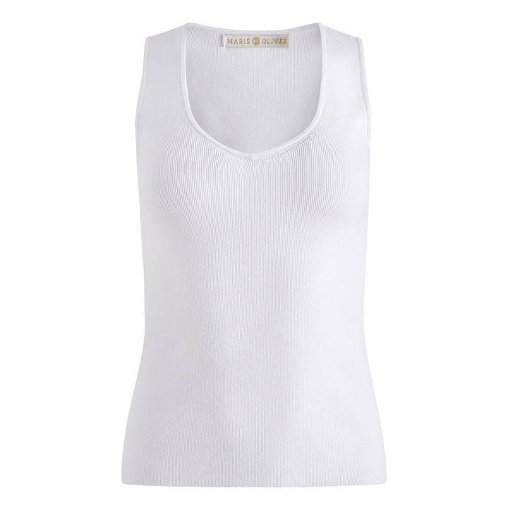 Miranda Tank - Cool White