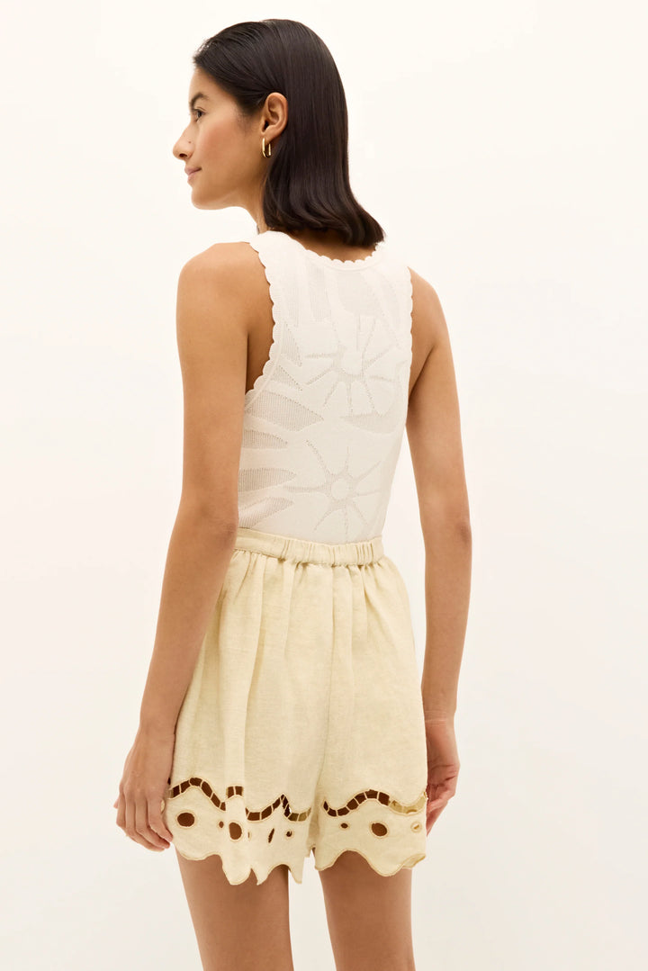 Cleo Short - Birch Eyelet