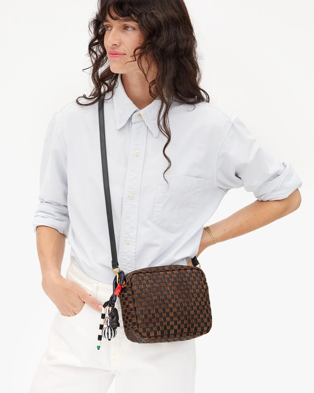 Beaded Stripe Fob - Multi