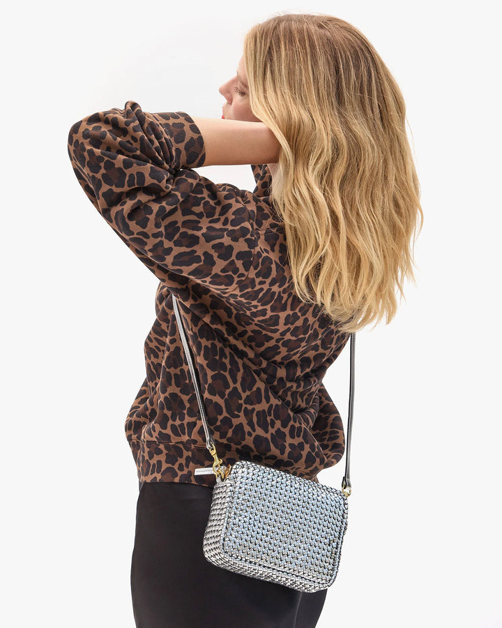 Midi Sac - Silver Woven Étoile