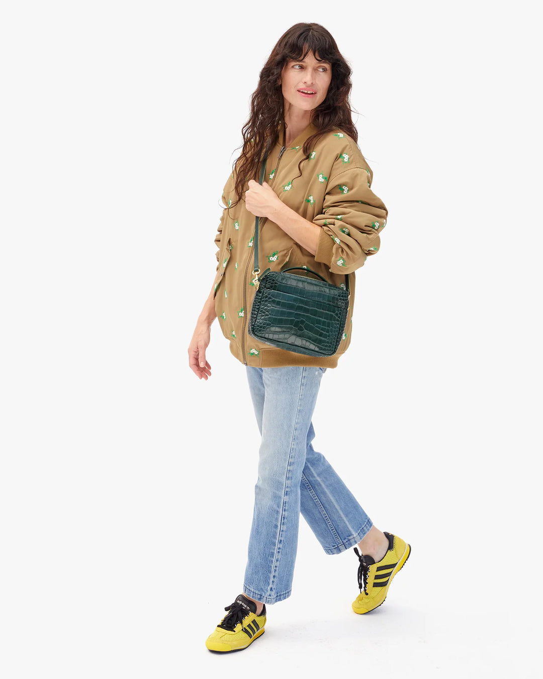 Mirabel - Deep Pine Embossed Croco