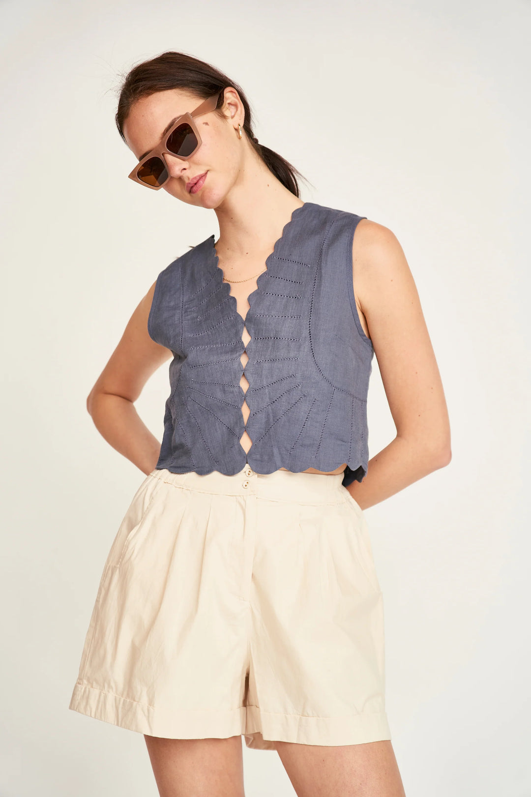 Melbourne Shorts - Parchment