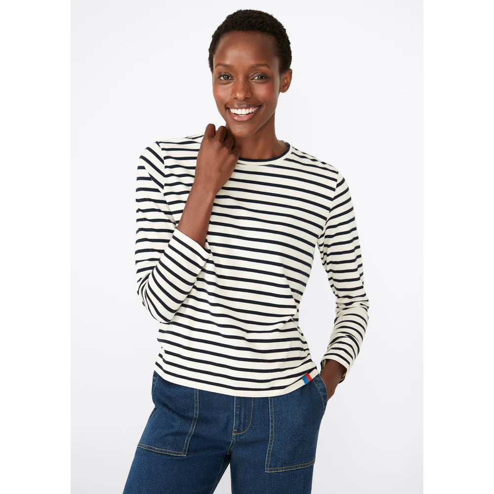 The Modern Long - Cream/Navy