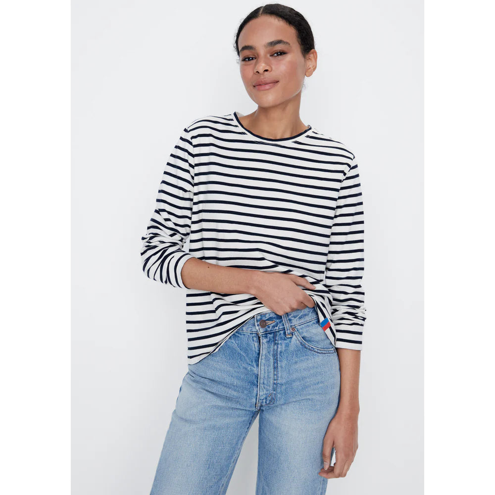 The Modern Long - Cream/Navy