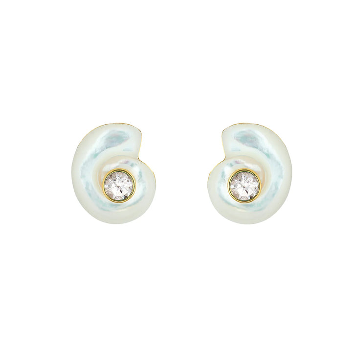 Monomoy Shell Stud - WT