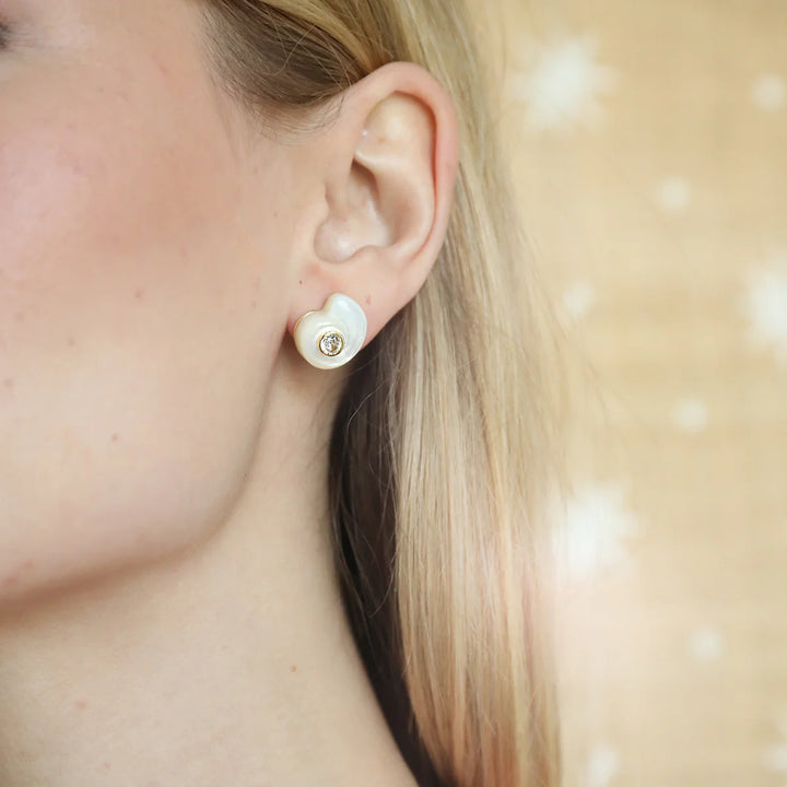 Monomoy Shell Stud - WT