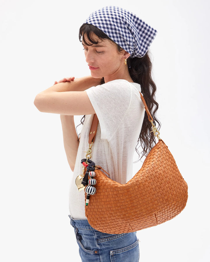 Beaded Stripe Fob - Multi