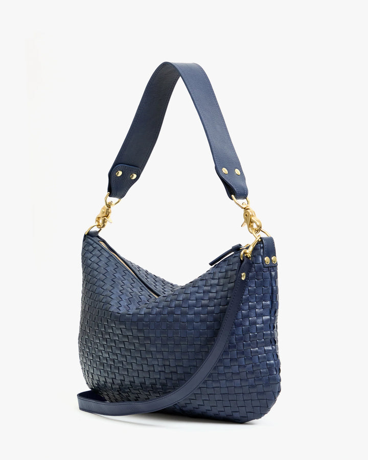 Moyen Messenger - Marine Woven Checker
