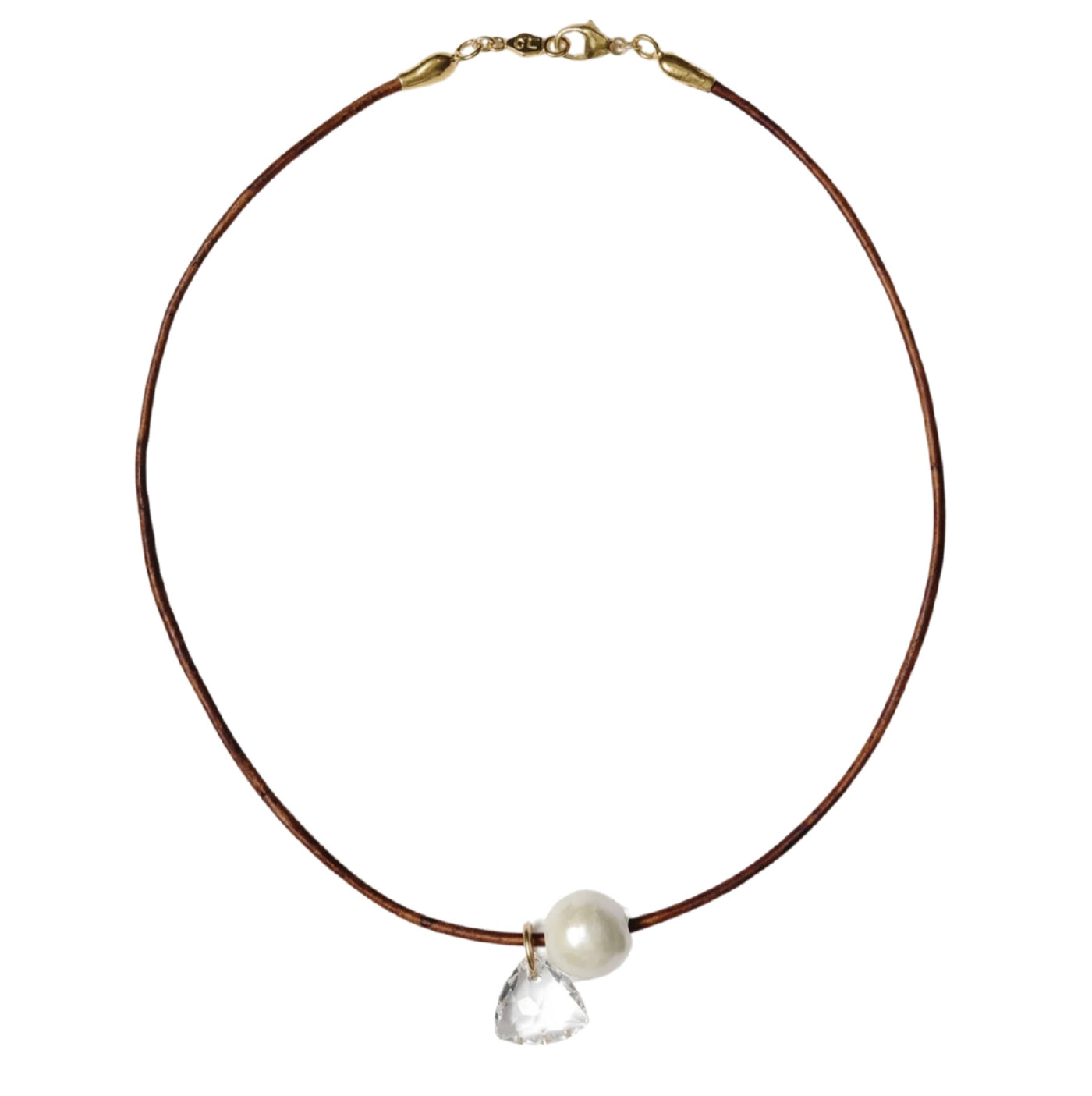 Na Pali Leather Necklace - Brown Mix