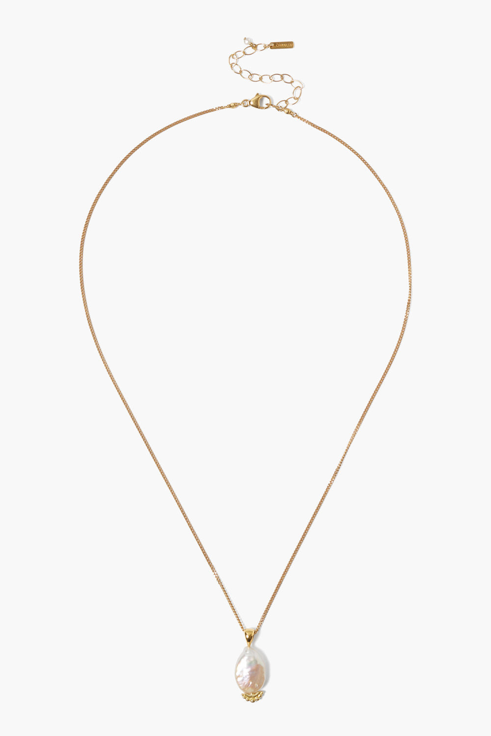 Jaya Pendant Necklace - White Pearl