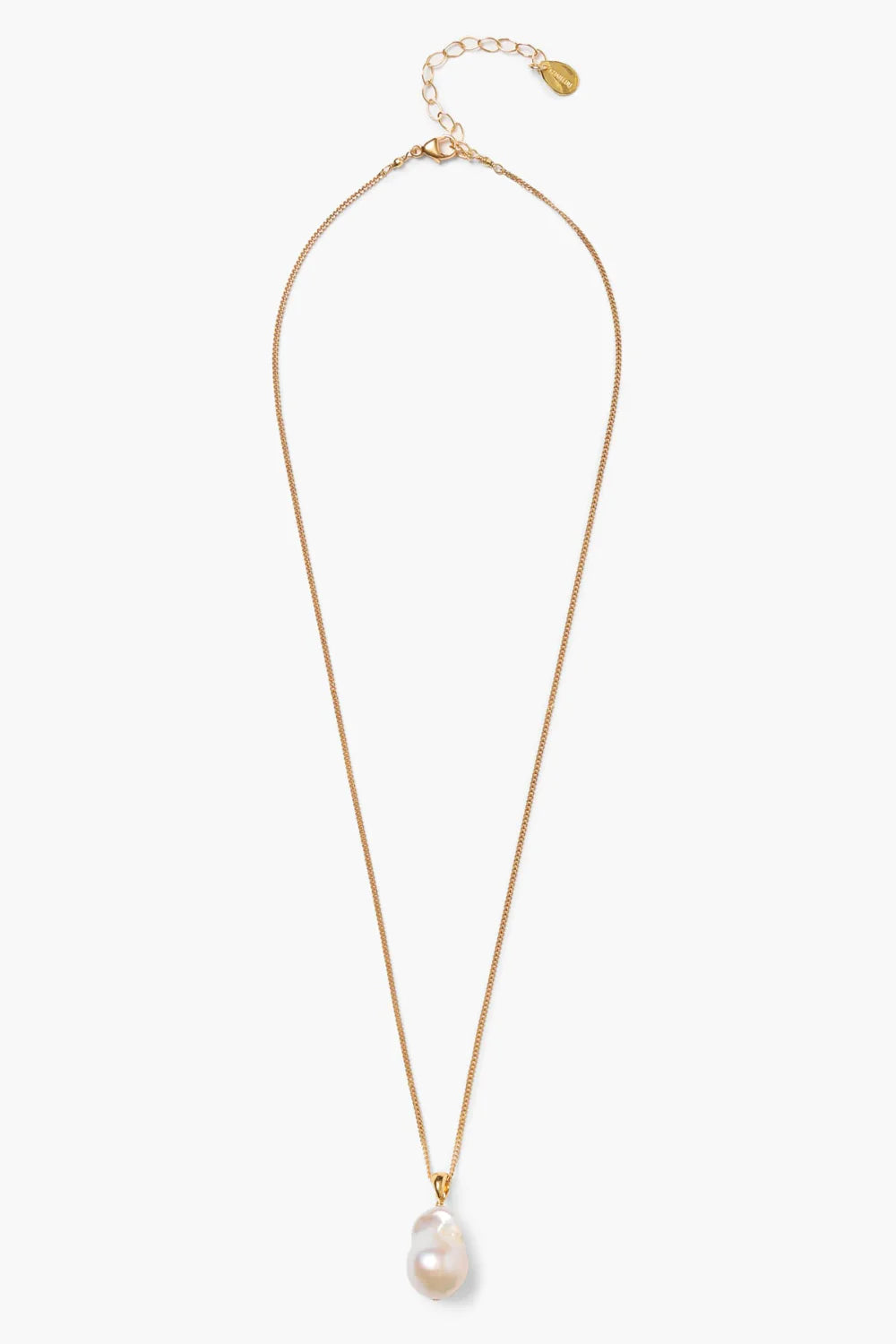Marguerite Pearl Necklace - Gold