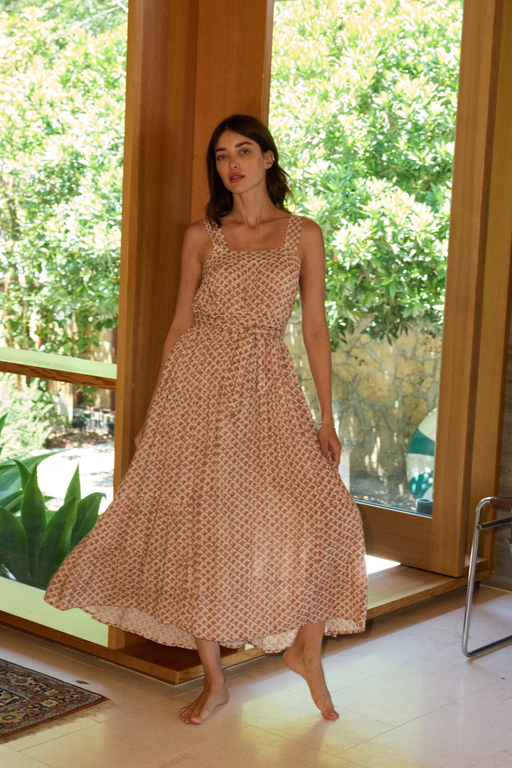 Jasmine Maxi - Scallop Blush