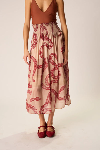 Bella Skirt - Ament Snake Bone