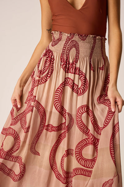 Bella Skirt - Ament Snake Bone