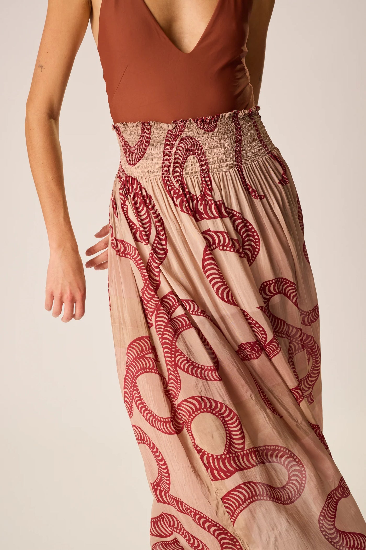 Bella Skirt - Ament Snake Bone