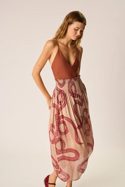 Bella Skirt - Ament Snake Bone