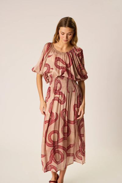 Bella Skirt - Ament Snake Bone