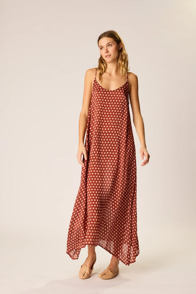 Heather Maxi - Polka Dot Cappuccino