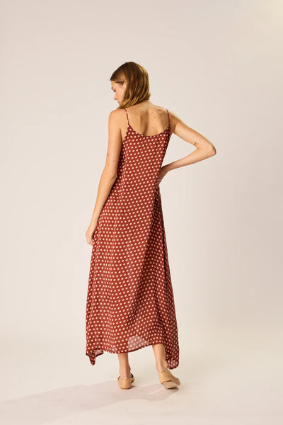 Heather Maxi - Polka Dot Cappuccino
