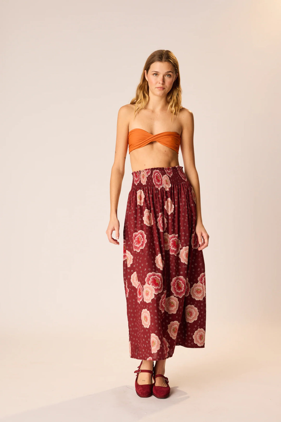 Bella Skirt - Poppy Cherry
