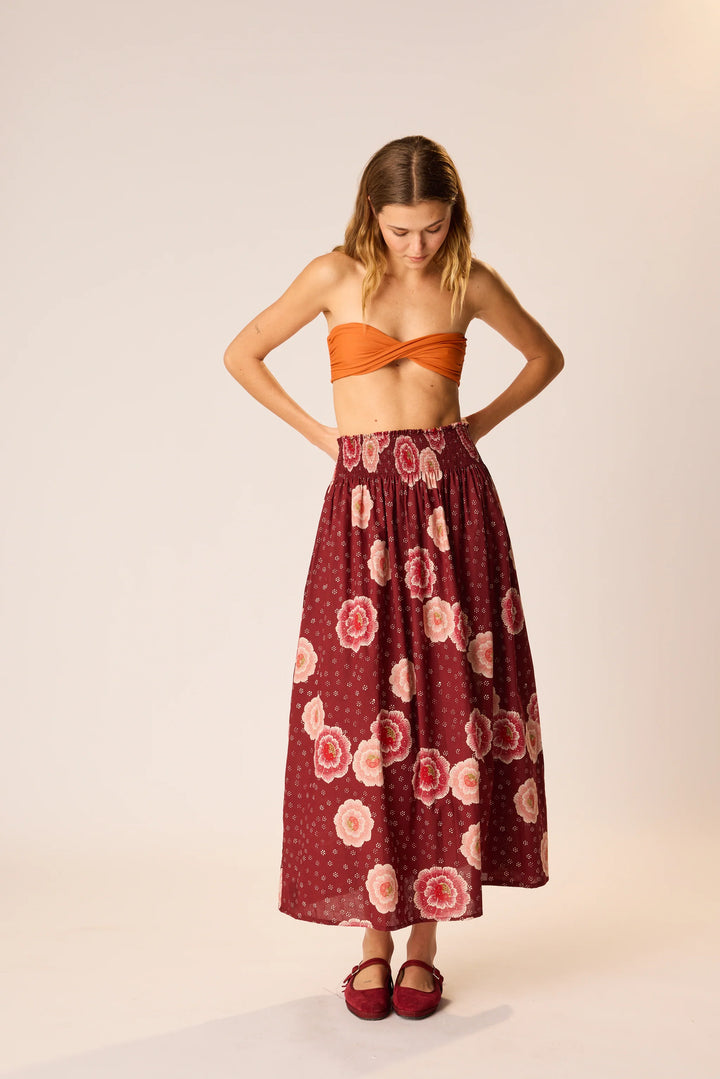 Bella Skirt - Poppy Cherry