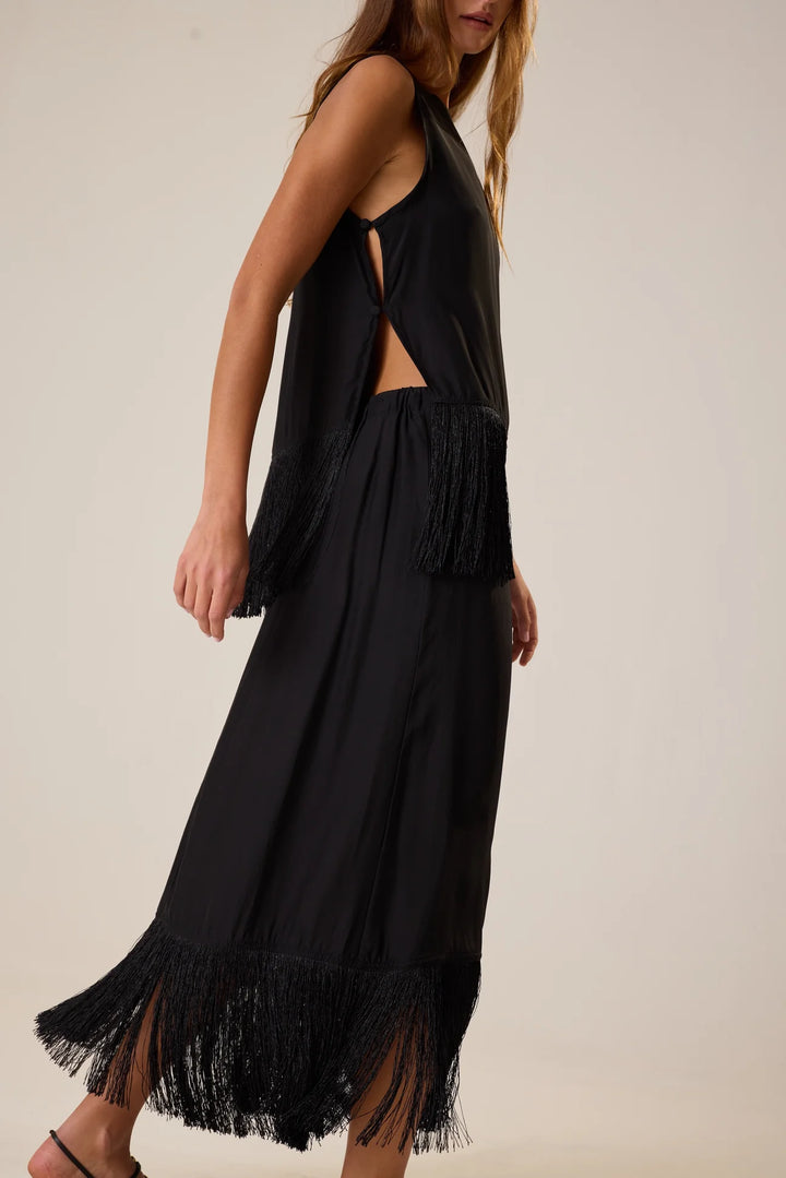 Jessie Top - Black Fringe