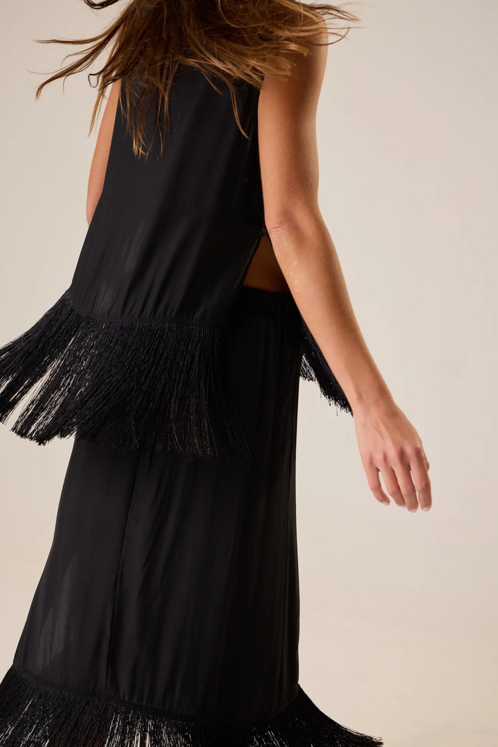 Jessie Top - Black Fringe