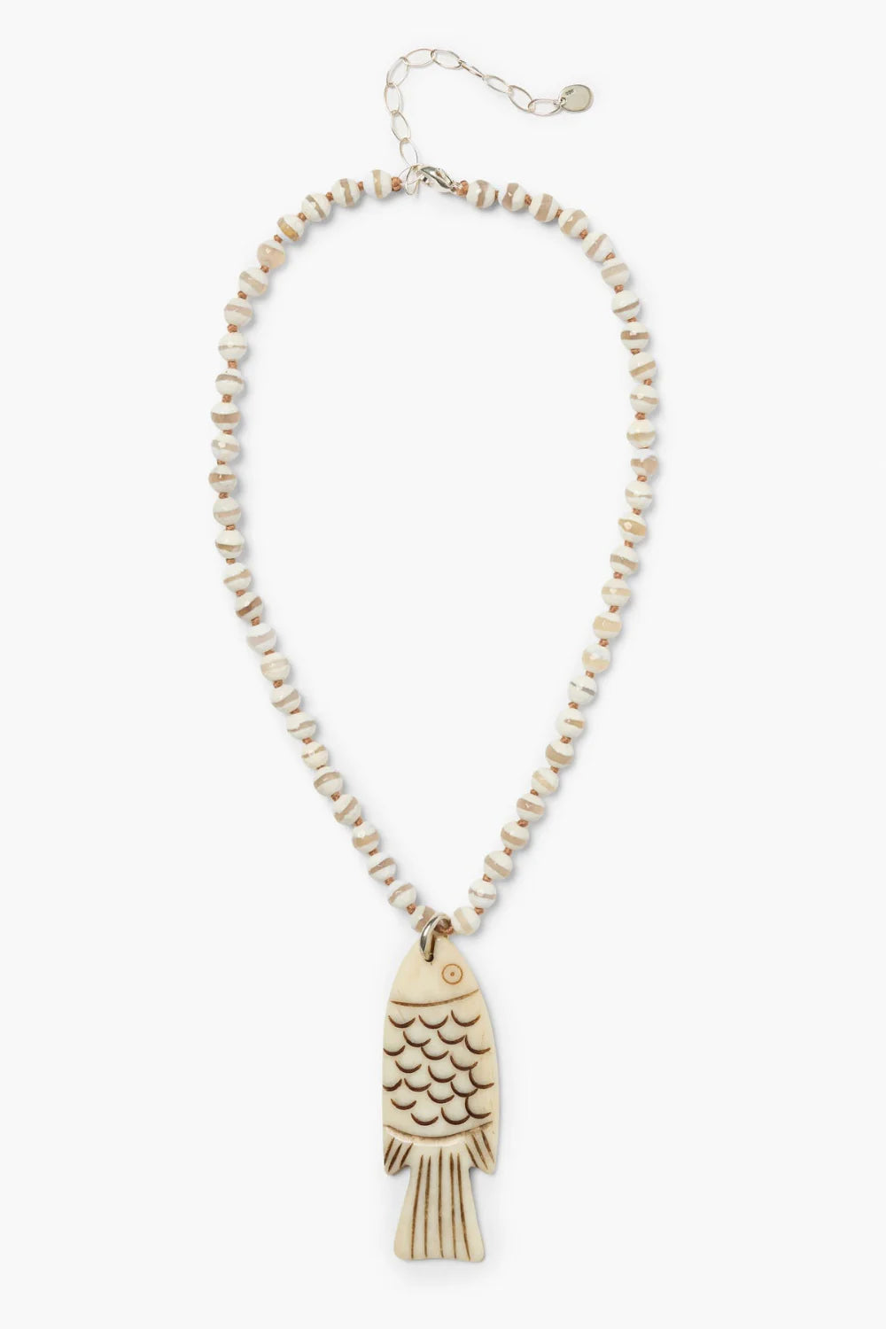 Shoal Necklace - White Agate