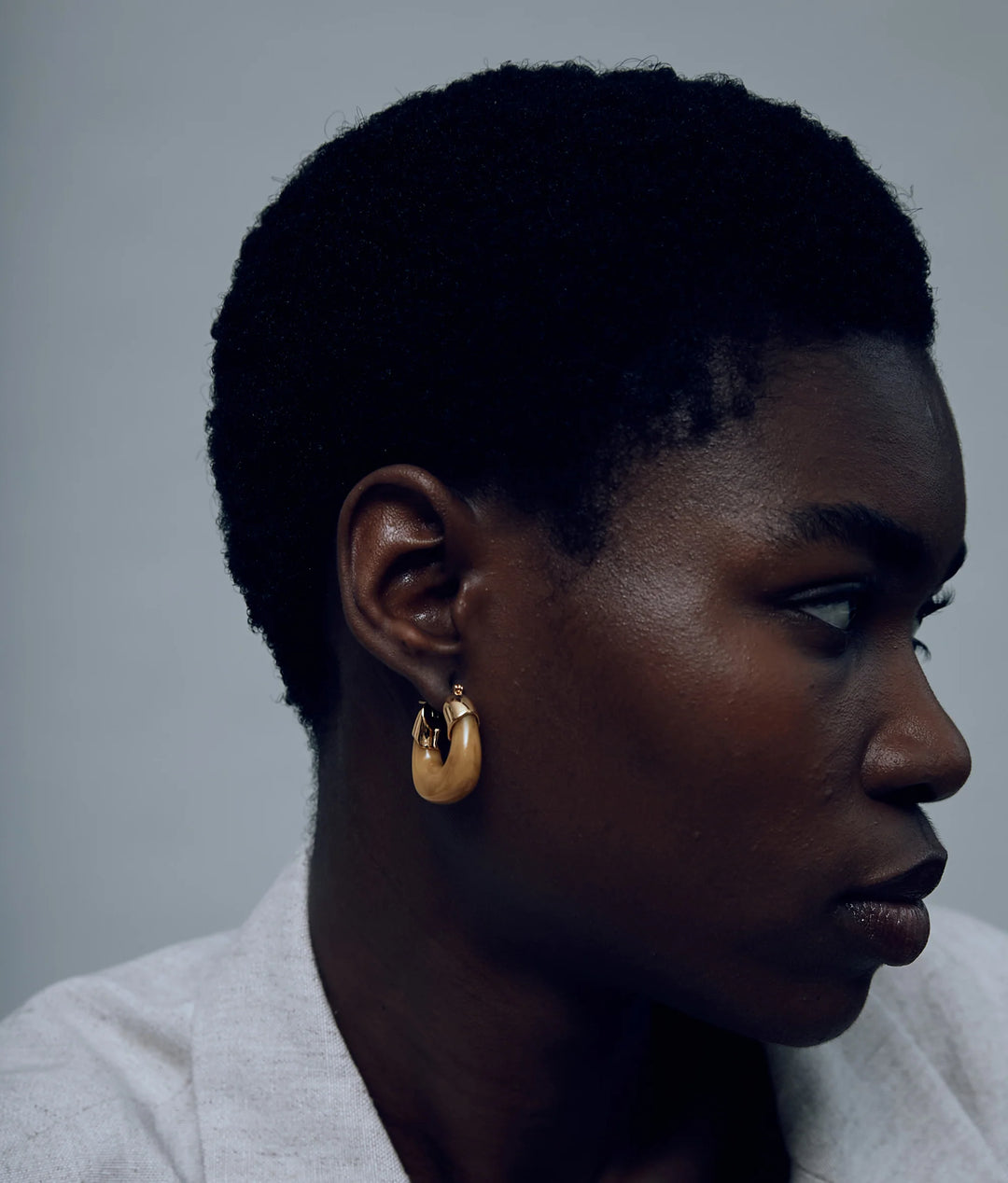 Mini Organic Hoop - Mocha