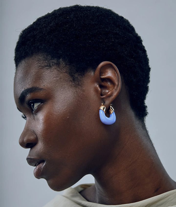 Mini Organic Hoop - Periwinkle