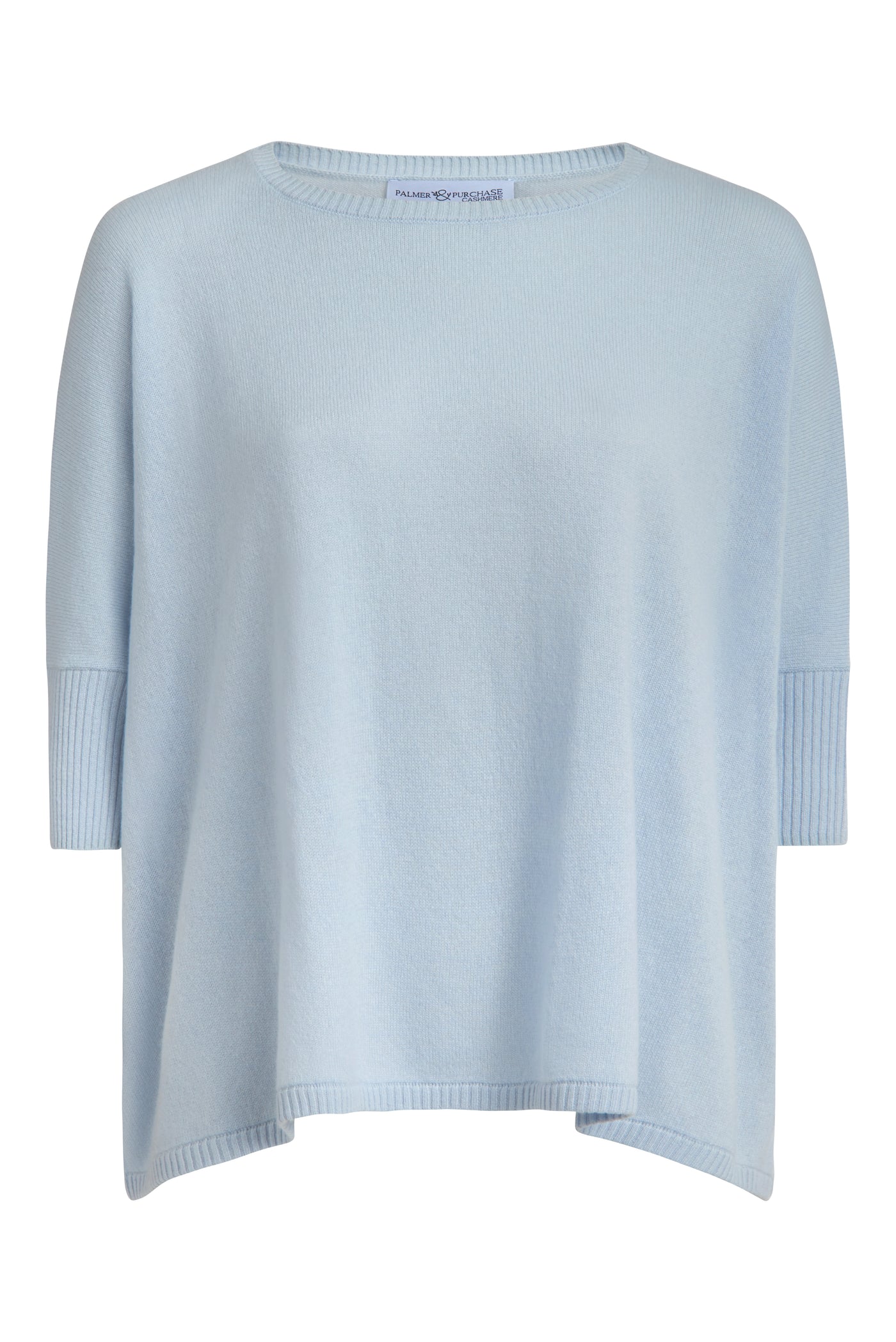 Nadine Cashmere Boxy Pullover Freeze