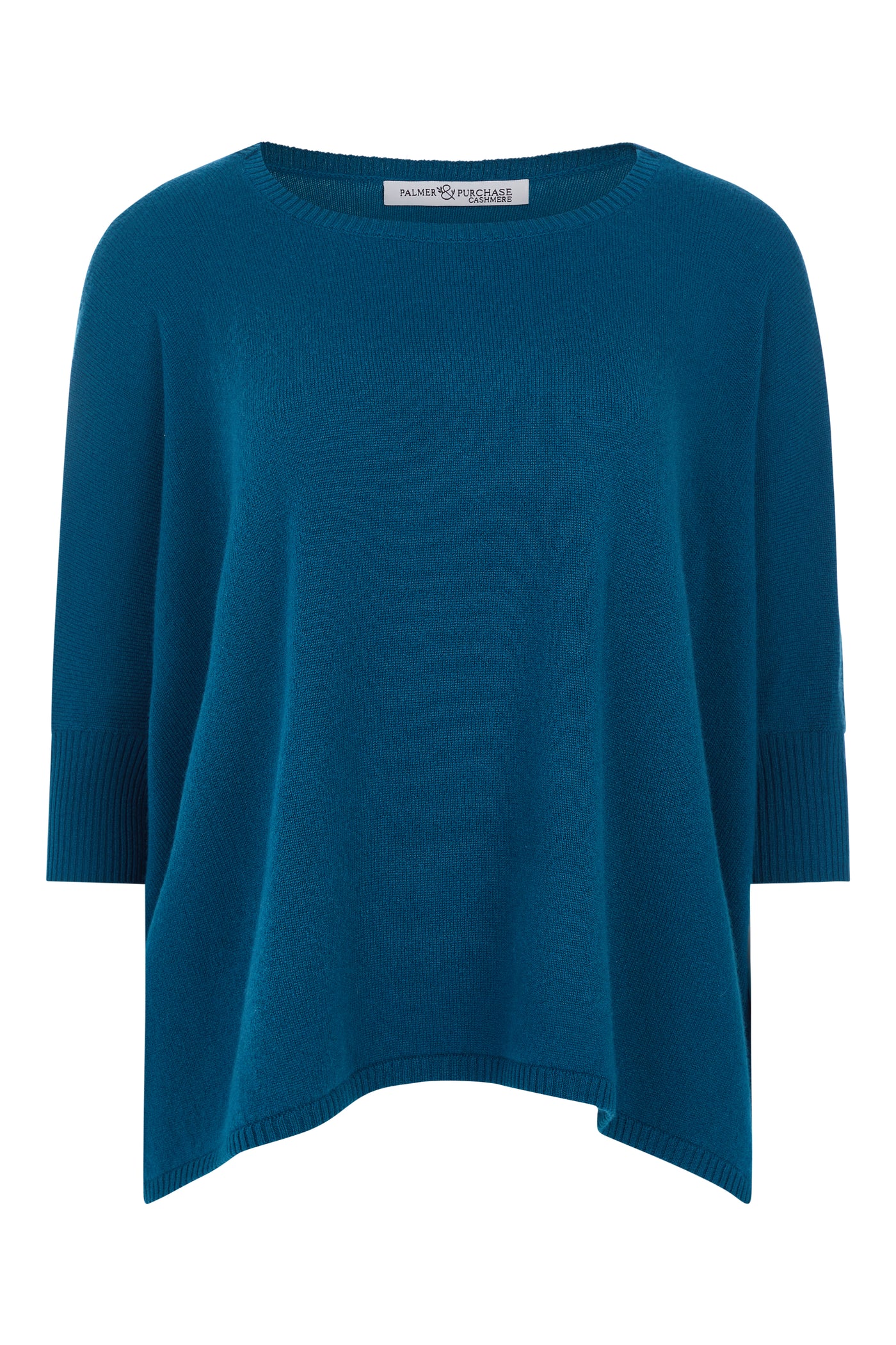 Nadine Cashmere Boxy Pullover Mallard