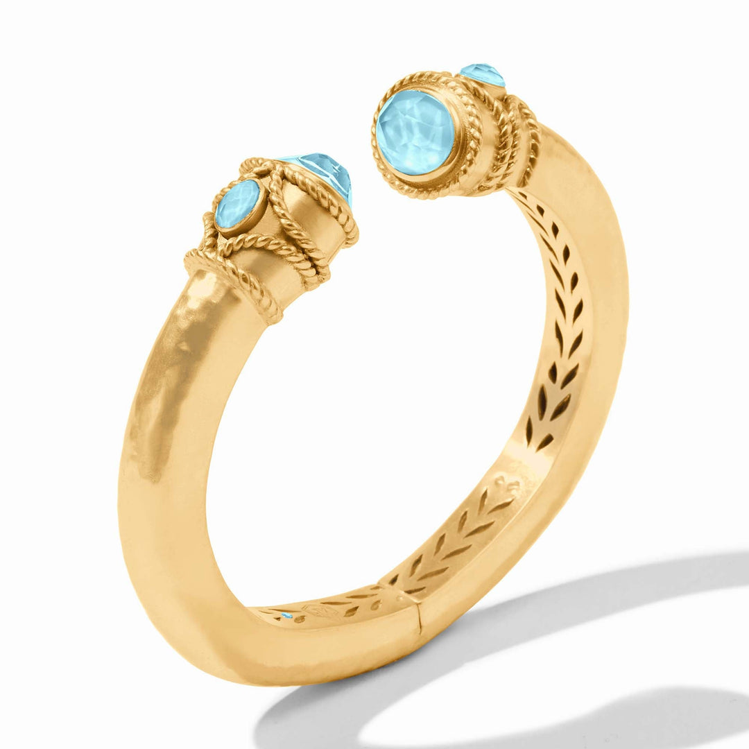 Nassau Demi Cuff - Iridescent Capri Blue