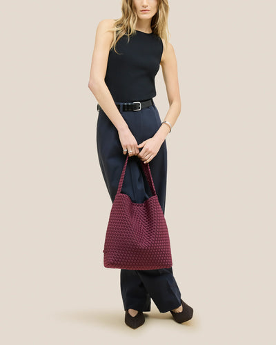 Nomad Medium Hobo - Bordeaux