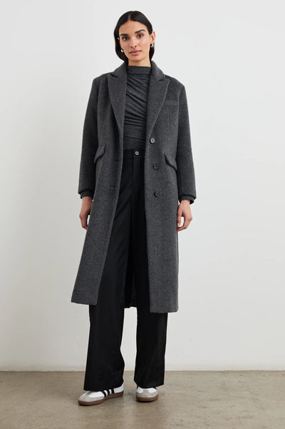 Opera Coat - Charcoal