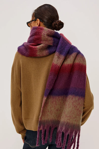 Oslo Scarf - Jewel Stripe