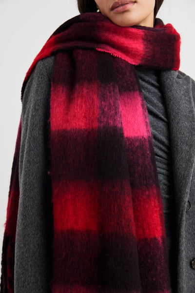 Oslo Scarf - Scarlet Onyx