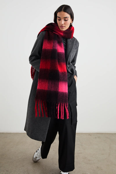 Oslo Scarf - Scarlet Onyx