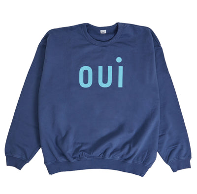 Oversized Sweatshirt - Faded Navy Oui