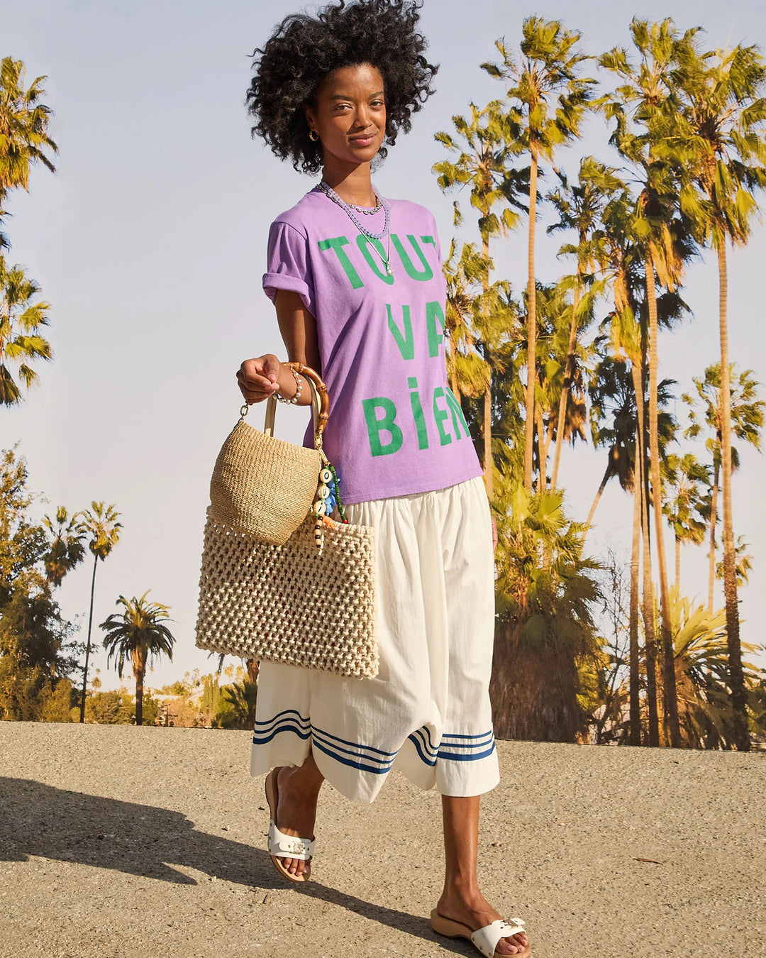 Original Tee - Faded Wild Purple Va Bien